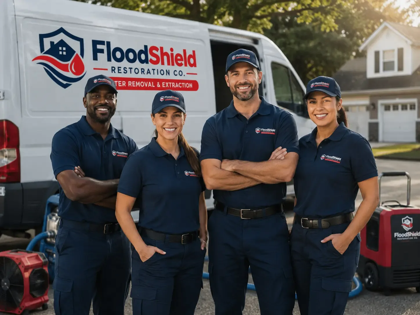 Flood Damage Restoration company in Water View, VA